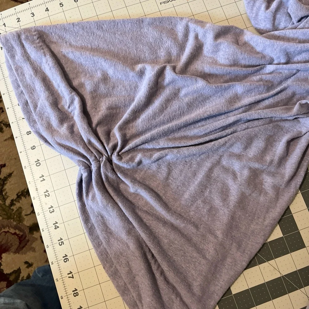 FP Movement by Free People Lavender Smocked Jumpsuit M Wide Leg Pockets - Picture 8 of 9
